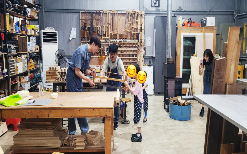 목공 기반 교육 수업